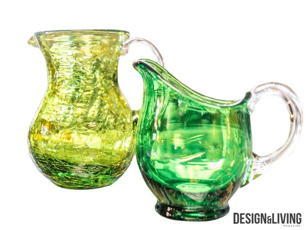 Hand-blown glasses from our Locally Trending column