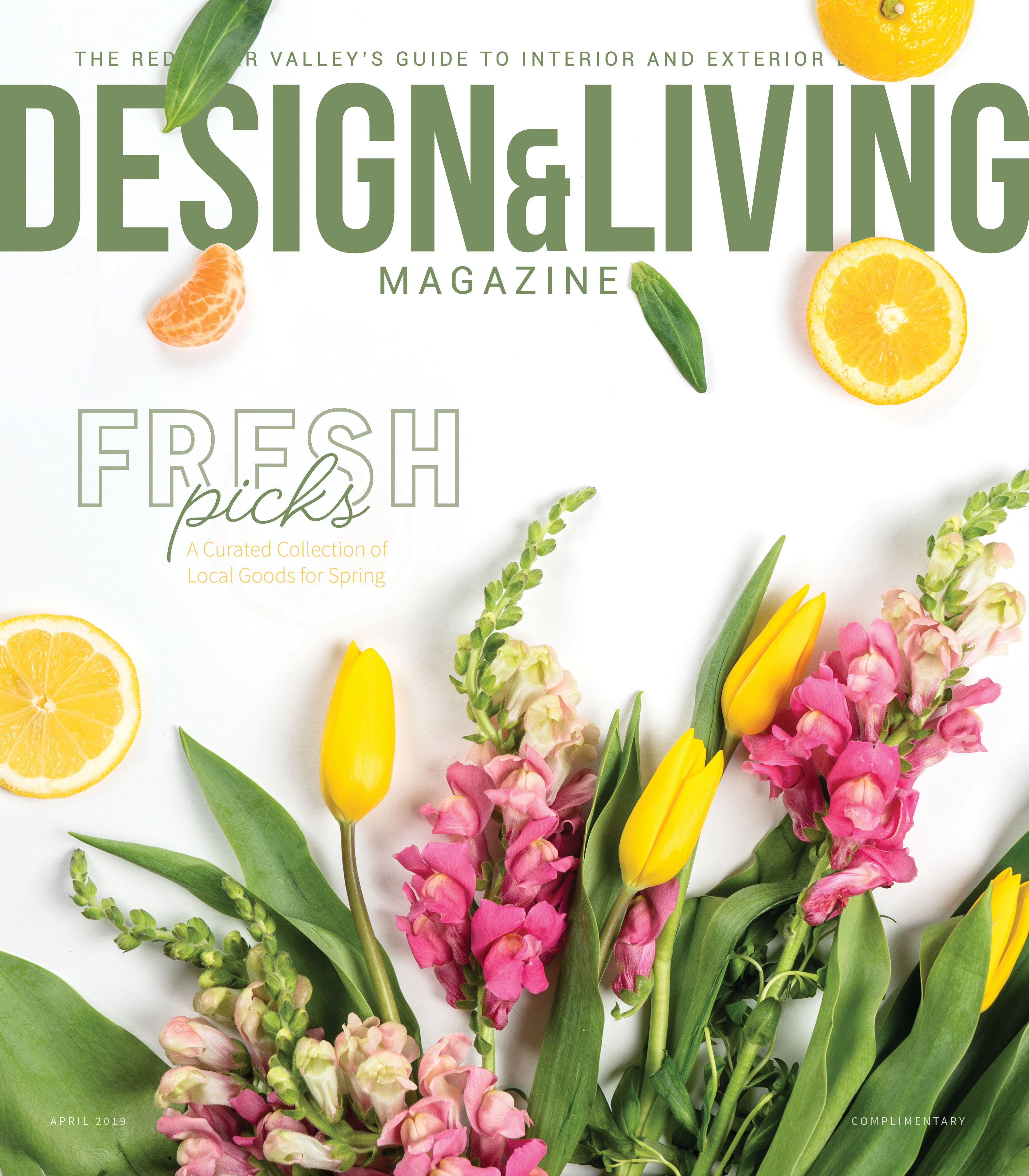 Design & Living April 2019 Cover