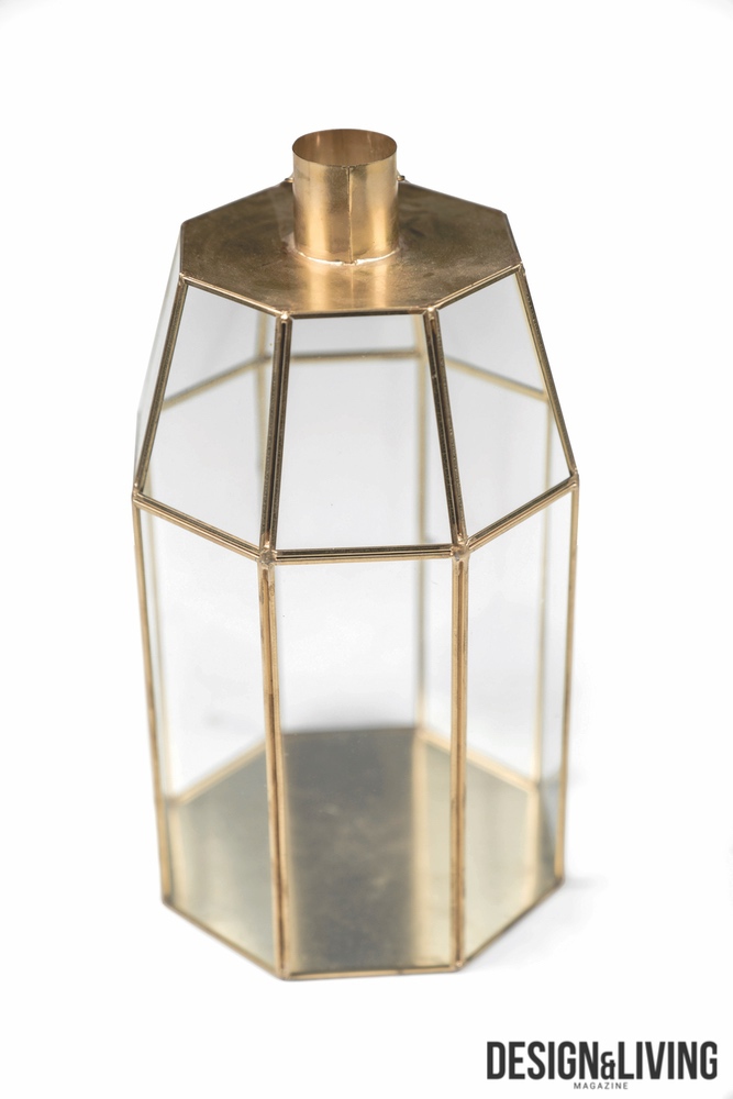 shopping guide gold glass lantern